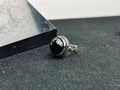 Erkek Gümüş Yüzük: Minimal Siyah Taş Tasarımı (El Yapımı 925)