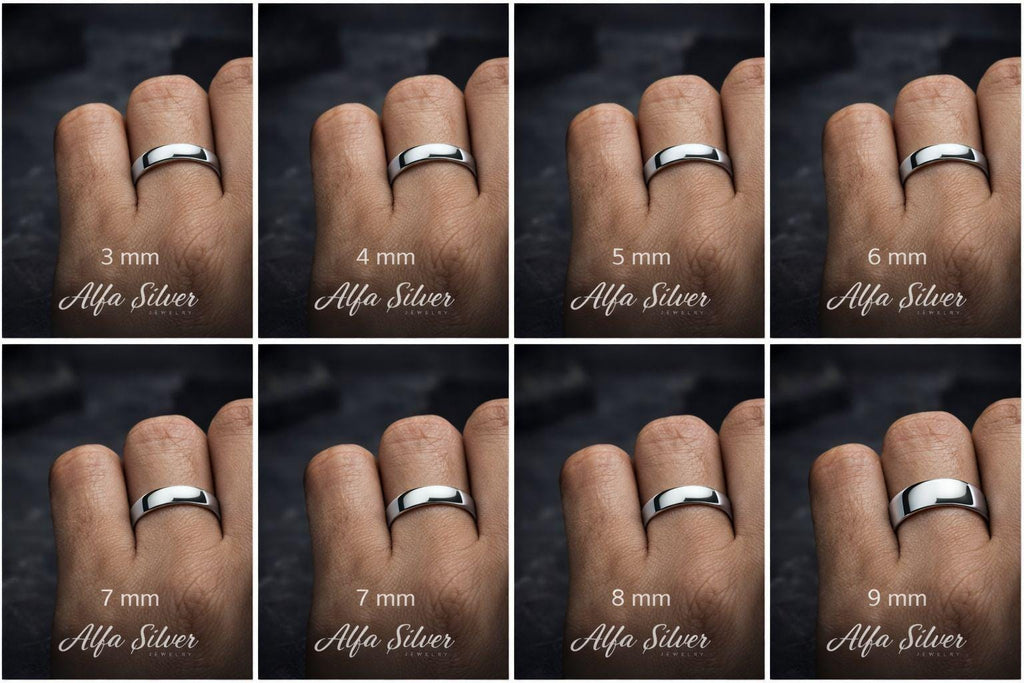 El Yapımı Gümüş Alyans – Minimalist Unisex Yüzük