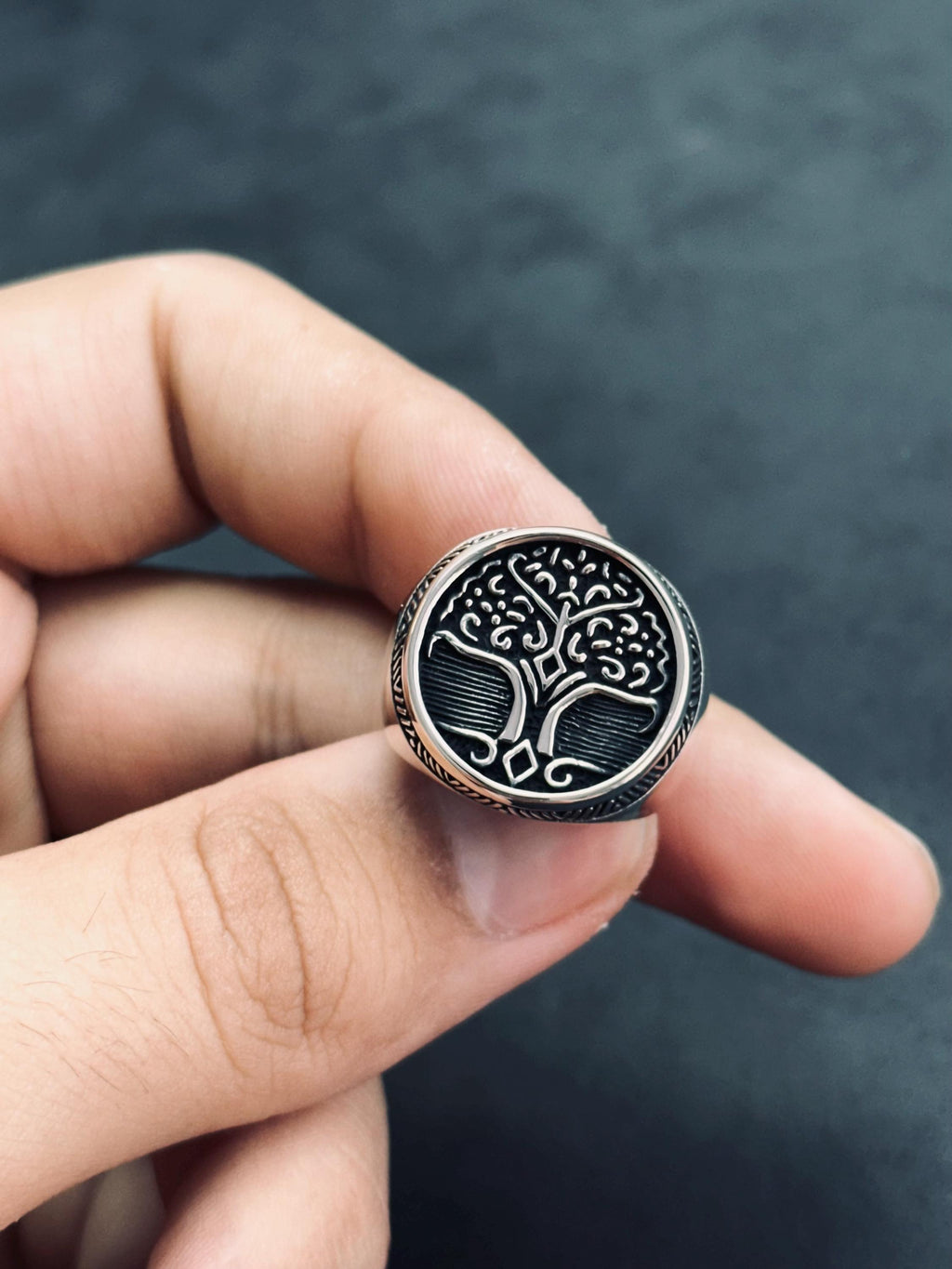 Hayat Ağacı Yüzük: Doğadan Esinlenen Takı (925 Ayar Gümüş)
