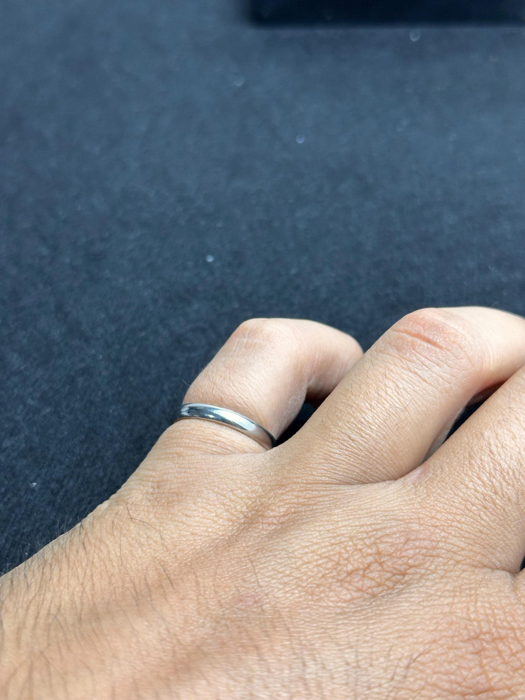 Minimalist Som Gümüş Alyans: Düz Bant Söz Yüzüğü