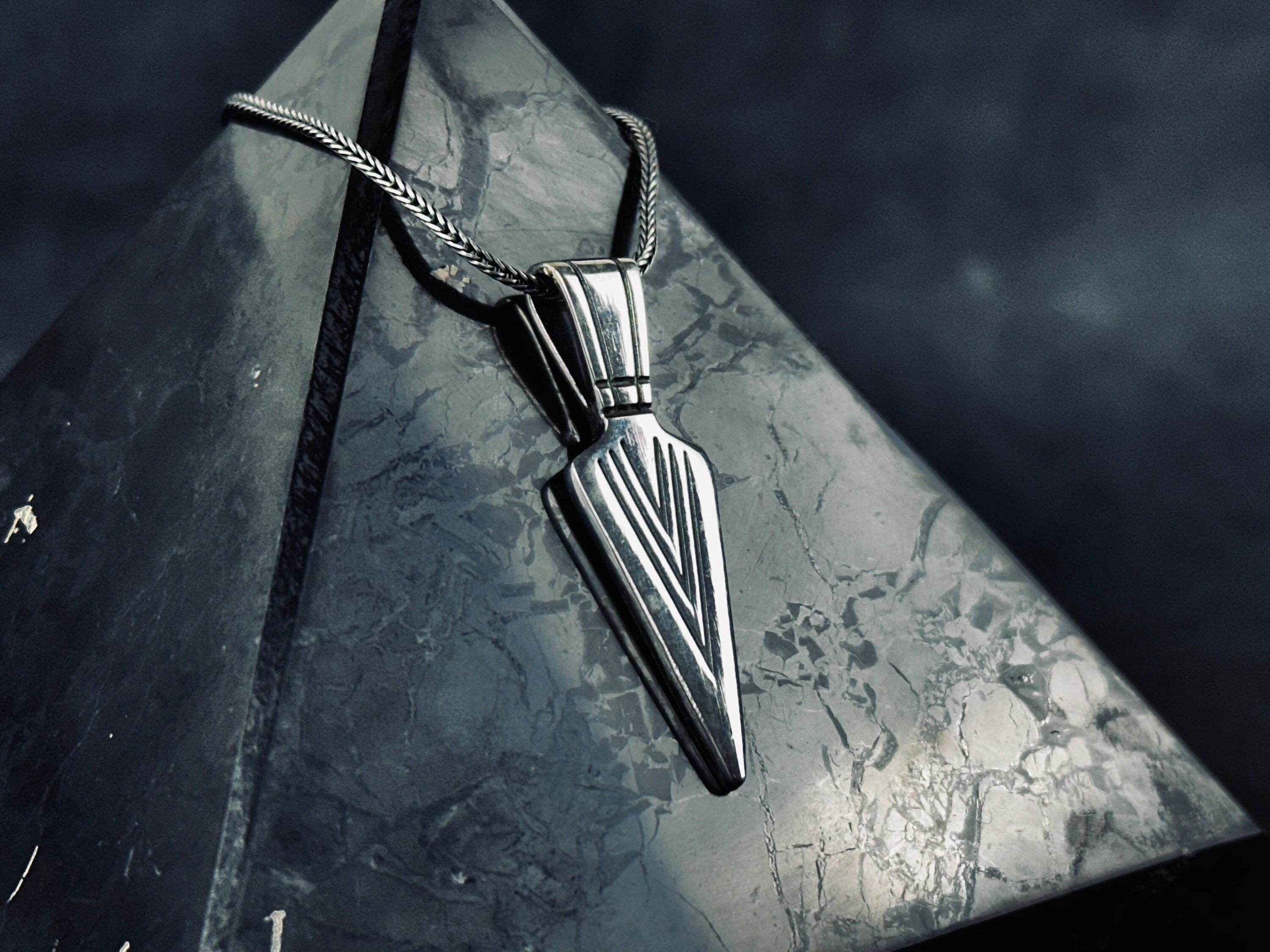 Ok Ucu Kolye: Sterlin Gümüş Bohem Tarzı - Festival Aksesuarı