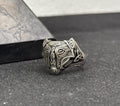 Viking Fenrir Yüzük: Nordik Kurt Takısı (Som Gümüş, El Yapımı)
