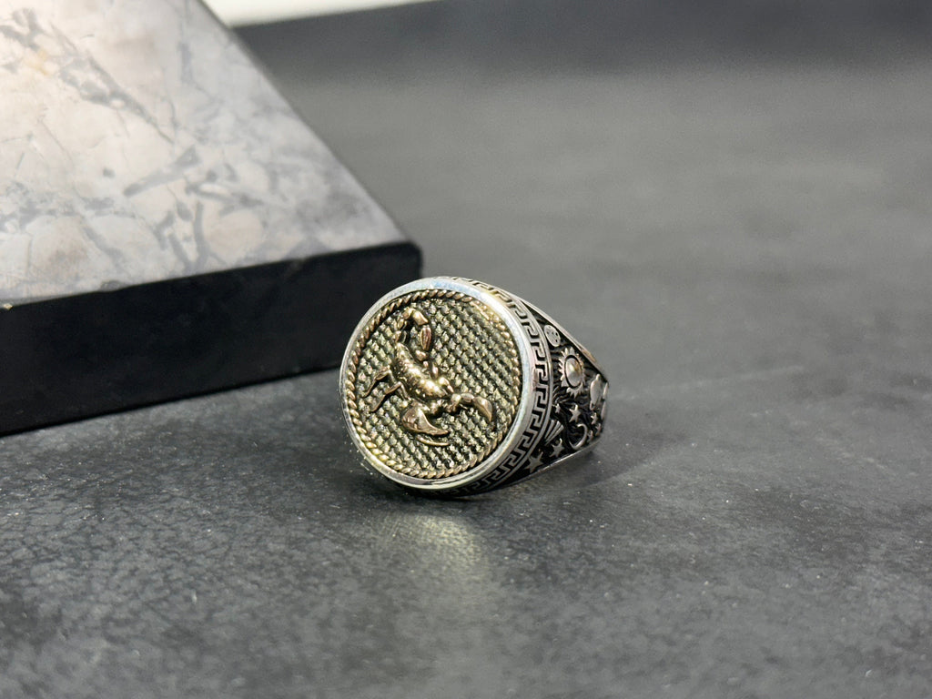 925 Ayar Gümüş Akrep Yüzük: Burç Astrolojisi Takıları